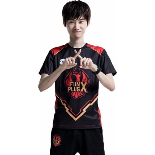 Esport Jerseys FPX Customized Name T Shirts Doinb Tian Top Quality LOL CSGO FunPlusPhoenix Fan Uniform Men Women Tee Shirt Homme