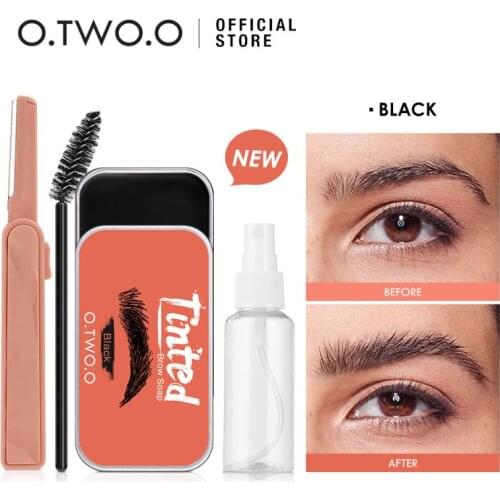 O.TWO.O Eyebrow Gel Brows Wax Waterproof Long-Lasting 3D Feathery Wild Brow Styling Soap For Eyebrows Women Cosmetics TSLM2