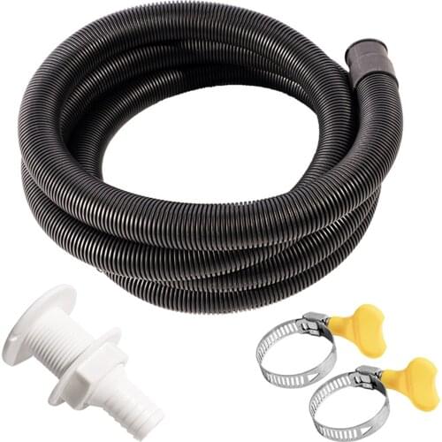 Bilge Pump Hose Flexible for 3/4 Inch Outlets Includes 2 Hose Clamps and