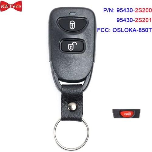 KEYECU for Hyundai Tuscon 2010 2011 2012 2013 2014 2015 Remote Fob 315MHz OSLOKA-850T 95430-2S201 95430-2S200