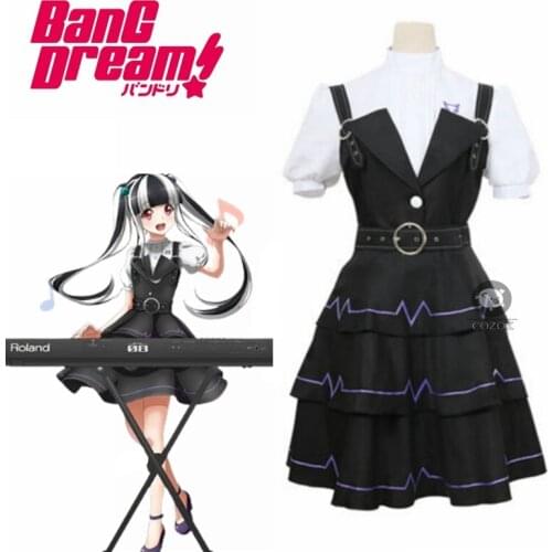 Cosplay Costume Anime Bang Dream! Nyubara Reona RAISE A SUILEN Dresses Christmas Halloween Free shipping