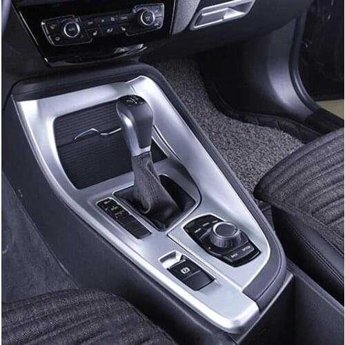 3PC Matte ABS Center Console Decoration Frame Cover Trim For BMW X1 F48 2016-2019 For BMW X2 F47 2018 2019 left hand drive