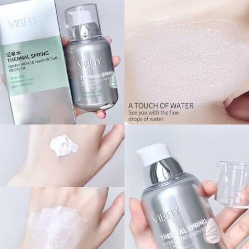 VIBELY Makeup Primer Base Cream Moisturizing Brighten Skin Tone Concealer Invisible Pore Long-lasting Waterproof Isolation TSLM2
