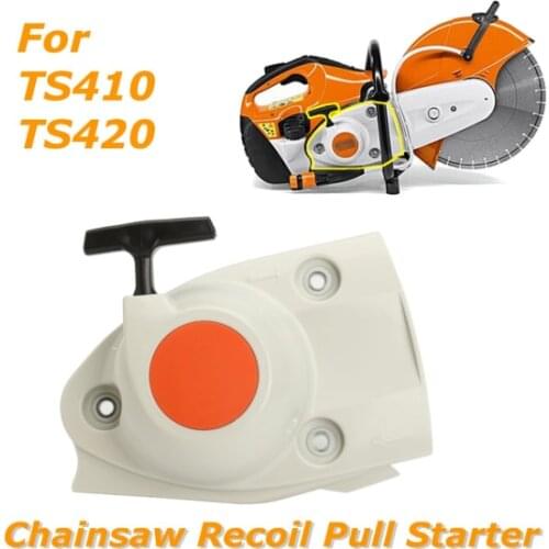 Recoil Rewind Pull Starter Cover Assembly For STIHL TS410 TS420 TS480I TS500I TS 410 420 480I 500I Concrete Cut Off Cutquik Saws