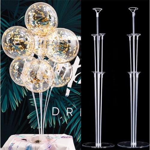Tubes Balloon Stand Holder Support Ballon Stand Wedding Table Decoration Ballon Aid Moubarak Birthday Arche Ballon Anniverssaire