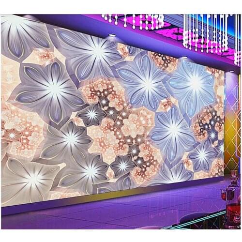 Custom photo wallpaper 3d murals wallpapers Nightclub bar fashion pattern KTV decoration background wall papers