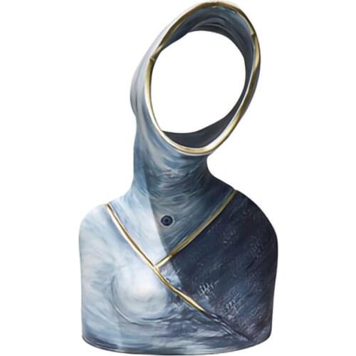 Nordic Modern Decoration Home Hollow Figure Figurine Statue Desktop Living Room Office Resin Decor Sculpture Home Accessories