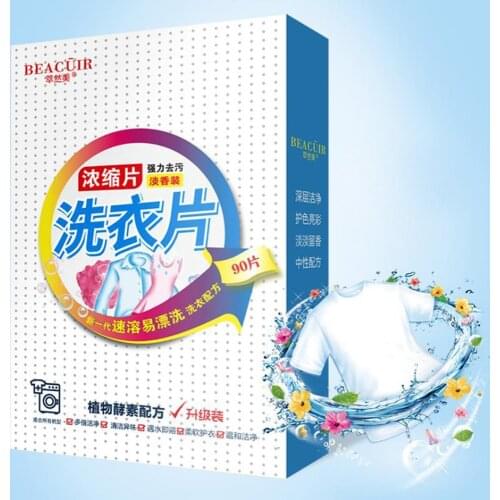 Laundry Detergent Natural Laundry Tablets Washing Powder Home Cleaning Products Supplies Wash Paper Sheets Total washing machine