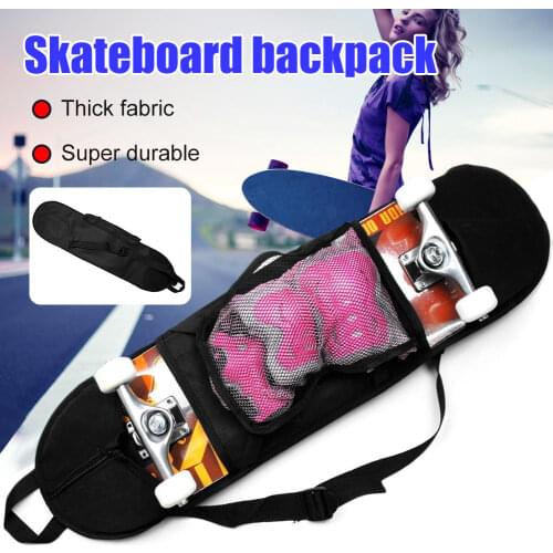 27inch Black Waterproof Skateboard Bag Longboard Case Backpack Hand Storage Pack