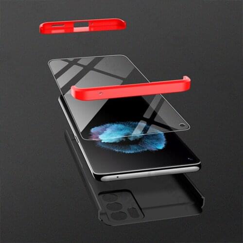 360 Full Boby Protection Case For OPPO Reno 5 6 Pro 4G 5G Armor Shockproof Hard Matte PC Cover For OPPO Reno 5 6 Pro Case Coque