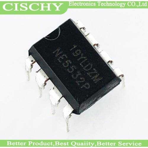 10PCS NE5532P DIP8 NE5532 DIP 5532P DIP-8