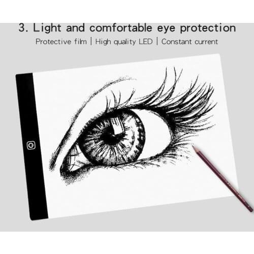 3-level dimmable LED drawing copy pad baby painting A5 size children’s educational toy creativity painting supplies