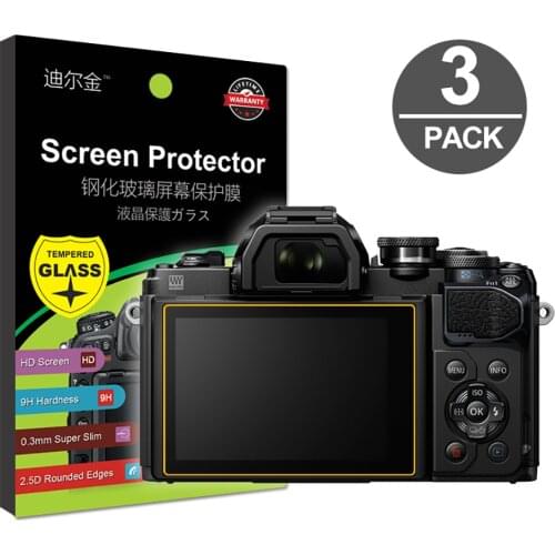 3x Tempered Glass Screen Protector for Olympus E-M1 Mark II E-M5 E-M10 III E-PL9 E-PL8 E-PL7 E-PL10 E-PM2 E-PL6 TG-5 TG-4 TG-6