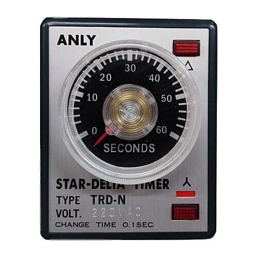 ANLY TRD-N motor start time limit relay star delta starter
