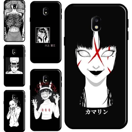 Junji Ito Tees Horror Case For Samsung Galaxy A9 A7 A8 A6 J6 J4 Plus J8 2018 J3 J7 J5 2017 A3 A5 J1 2016 Cover