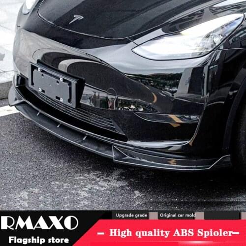 For Tesla Model Y Body kit spoiler 2021-2022 Tesla Model Y RG-K Rear lip rear spoiler front Bumper Diffuser Bumpers Protector
