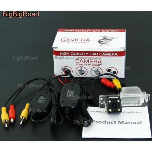 BigBigRoad For Cadillac SRX XTS CTS Roewe 950 Opel Mokka 2012 Wireless Camera Car Rear View Reversing Camera CCD Parking Camera