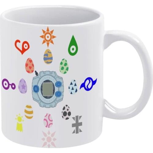 Digivice Digimon Mug Espresso Mug Creative Vintage Porcelain Cups