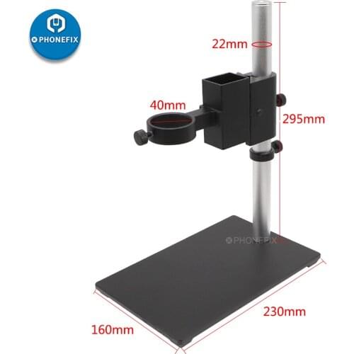 Metal Stand Bracket Holder Universal Microscope Bracket USB Digital Electronic Microscopio Table 40mm Diameter Adjustable