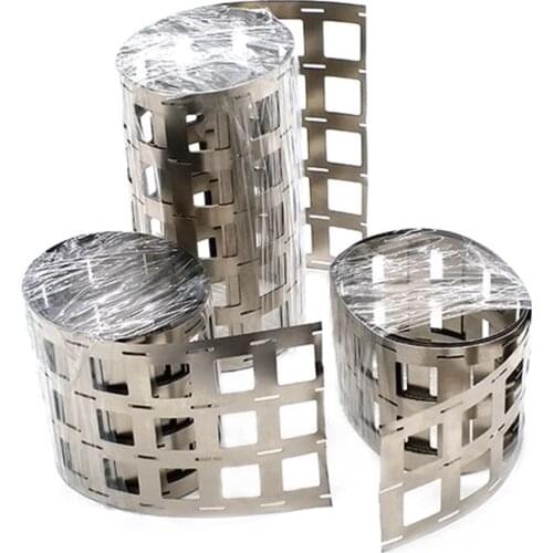 1M/ Roll 18650 Lithium Battery Pack Nickel Plating Strip, 20.25mm Spacing, 3/4 Parallel Battery Spot Welding Nickel Plated Belt