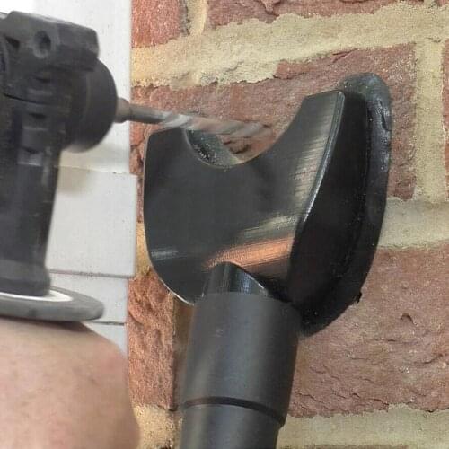 Practical Drill Dust Collector Wear-Resistant Hands-Free Easy Installation Metal Electric Drill Dust Cover for Home Improvement