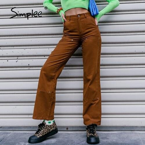 Женские брюки карго SIMPLEE China At AliExpress