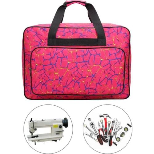 Unisex Large Capacity Sewing Machine Bag Travel Portable Storage Bag Sewing Machine Bags Multifunctional Sewing Tools Hand Bags