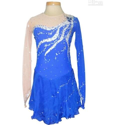 Custom Figure Ice Skating Dresses Adult With Spandex Graceful New Brand Figure Skating Competition Dress DR2590