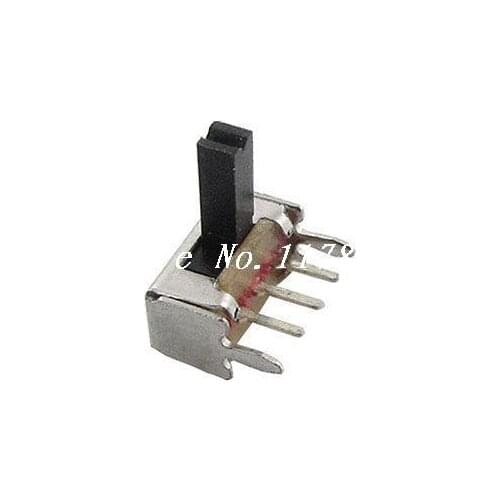 10 Pcs x 2 Position 1P2T SPDT PCB Mount Miniature Slide Switch Right Angle 3 Pin