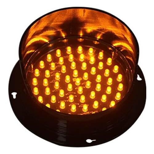 125mm High brightness yellow flashing lamp led traffic signal light