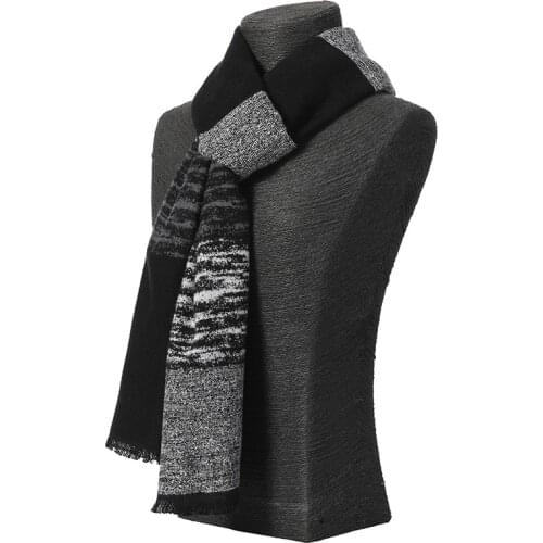 2020 Classic Winter Casual Scarves Men Cashmere Scarf Warm Neckercheif Plaid Scarves Men Business Cotton Wraps Male High Quality