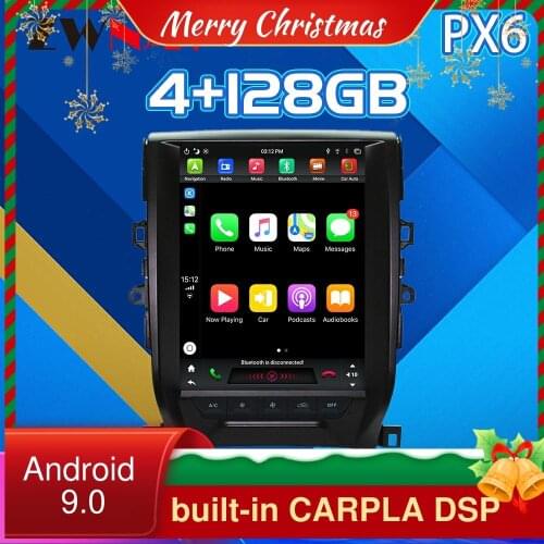 4G 128G Android 9 PX6 Tesla Style screen Car multimedia Player For Toyota Reiz X 2010-2013 car gps Audio radio CARPLAY DSP ISP