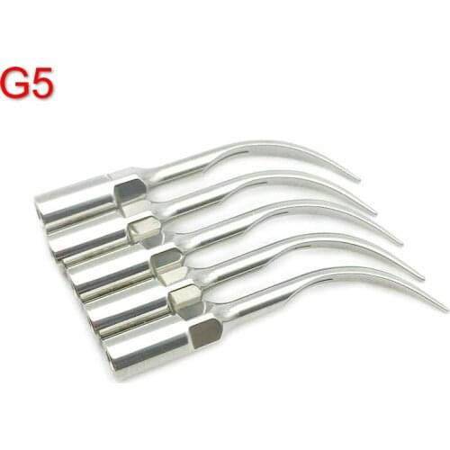 5Pcs/pack Dental Ultrasonic Piezo Scaler Tips Fit for EMS UDS Handpieces G5 Dental Ultrasonic Scaler Scaling Tip