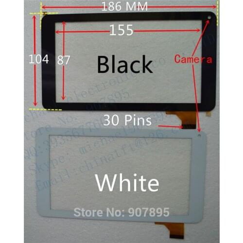 7inch TPT-070-229 FHX 186X104 MM touch screen panel capacitance glass CTP070026 FPC V2.0 For RK3168 Due Core Cortex-A9 Tablet PC