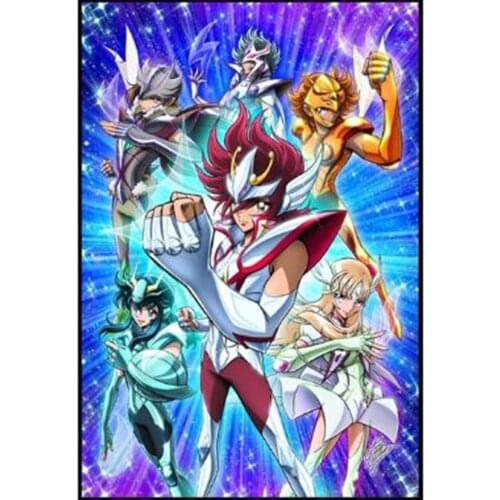 5d Diamond Painting Full Drill Saint Seiya Japan Anime Embroidery Display Picture Of Rhinestones Decoration Home WG2049