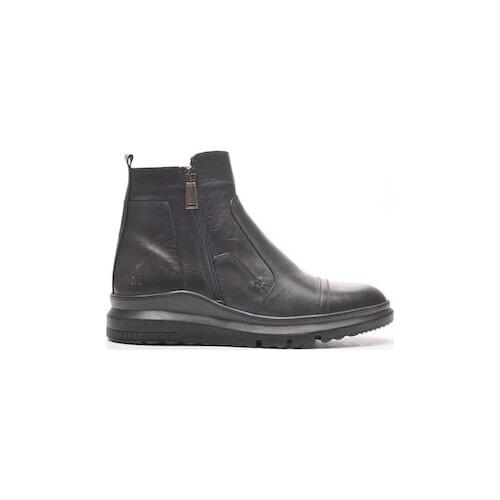BULLDOZER 200053 BLACK FLOTER MALE LEATHER BOOTS