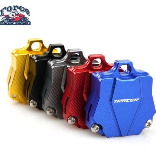 Moto Key Shell Case Protective Cover Cap For Yamaha Tracer 700GT 900GT 700 900 GT MT07 MT09 Accessories (Key Without Chip)