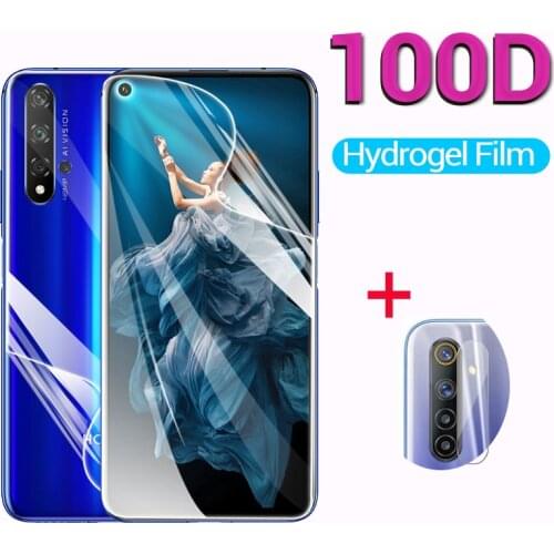 1-3pcs Full Cover hydrogel film for huawei honor 20 pro 20i 20s Screen Protector for hawei honor 20pro 20 s huawey Lens Camera