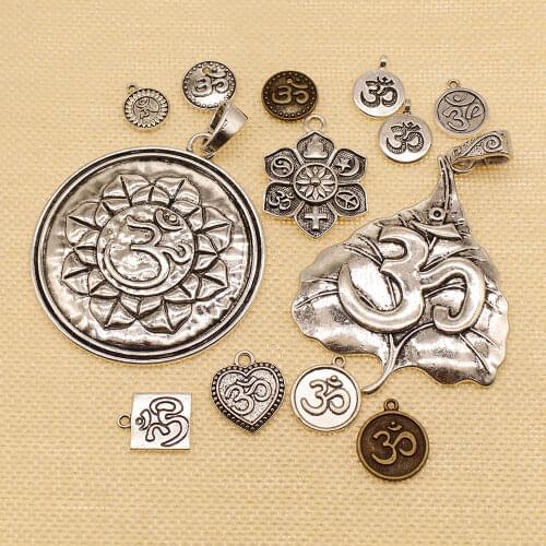 Hot 2pcs Omy Disc Charms Pendant Diy Jewelry Findings Accessories