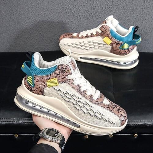 LONGDUNFEI Mens Breathable Sneakers