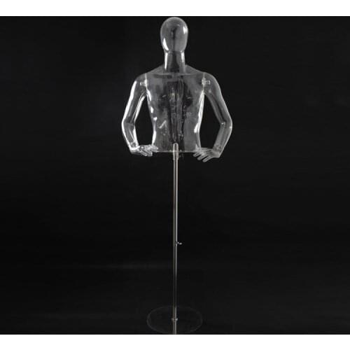 Best Quality Male Transparent Male Model Clear Male Mannequin Diffrenent Posture Factory Direct Sell