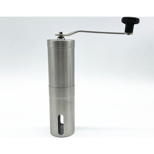 Fast Shipping Stainless Steel 304 Hand Manual Handmade Coffee Bean Burr Grinders Mill Kitchen Tools