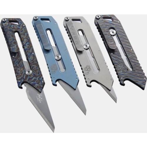 EDC Outdoor Multi Tool Titanium Alloy Tactical EDC Pocket Cutting Tools Mini Knife Knives Camping Survival Tools Christmas gift