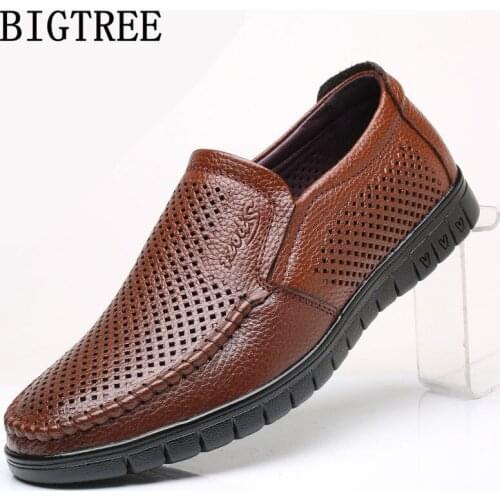 Loafers Driving Shoes Man Shoes Leather Genuine Mens Casual Shoes Hot Sale Sepatu Slip On Pria Zapatos De Hombre Calzado Hombre
