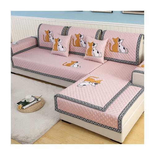 Sofa cushion fabric anti-slip cushion, four seasons universal sofa cover