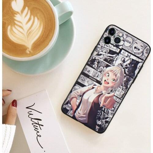 Lack Clover Lichita Anime Soft Silicone for IPhone Se 6 6s 7 8 Plus X XR XS 11 12 Mini Pro Max Glass TPU Phone Case Cover Shell