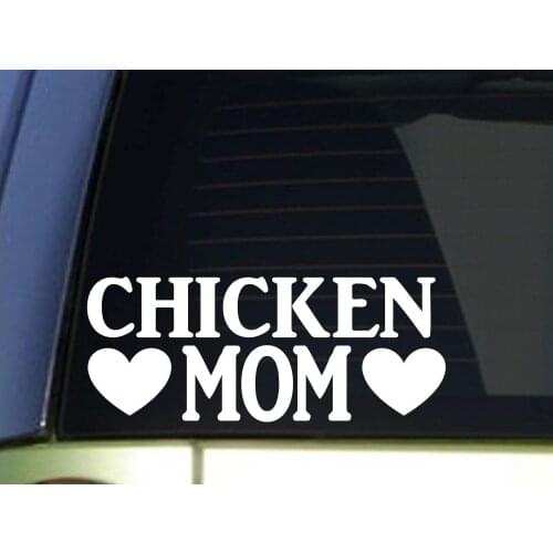 Chicken Mom sticker 8.5 inch wide vinyl eggs incubator computerton egg computer Sticker