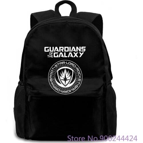 Officially Licensed Guardians Of The Galaxy Shield s New women men backpack laptop travel school adult student