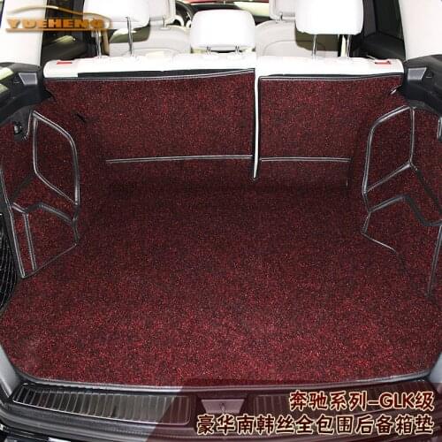 No Odor Wholy Surrounded Waterproof Non Slip Car Trunk Mats Durable Carpets for MercedesBenzB/C/E/S/GL/ML/GLK/GLA Class