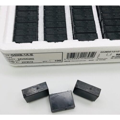 Original G5NB-1A-E-24VDC 4pin 5A 250VAC relays